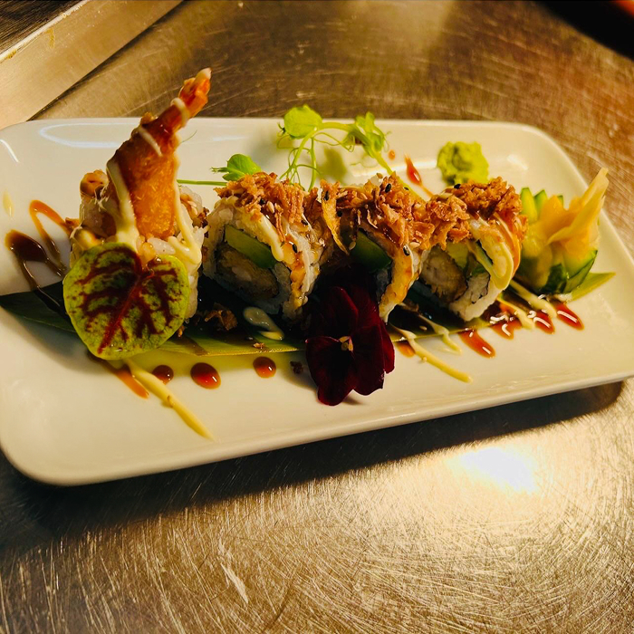 Tempura king prawns